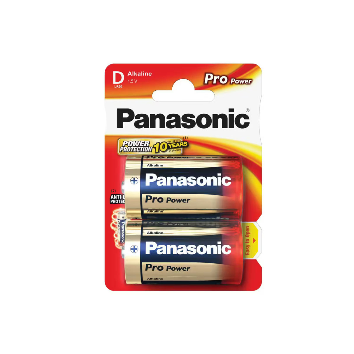 Panasonic Pro Power D Size Battery 2 Pack