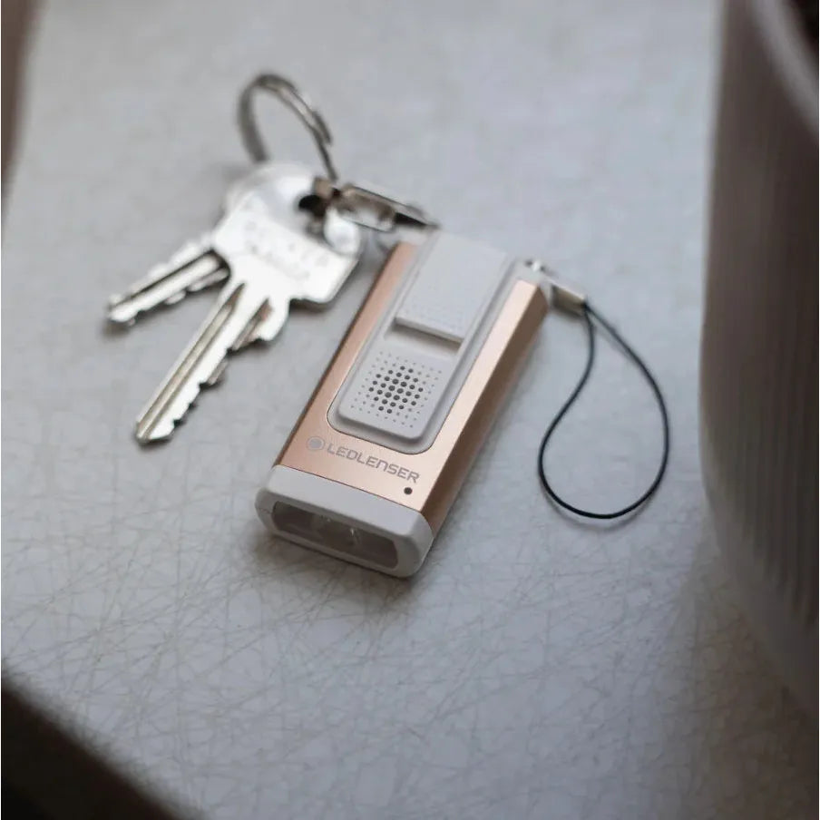 Ledlenser K6R Safety Rechargeable LED Keyring Torch - Rose Gold 3