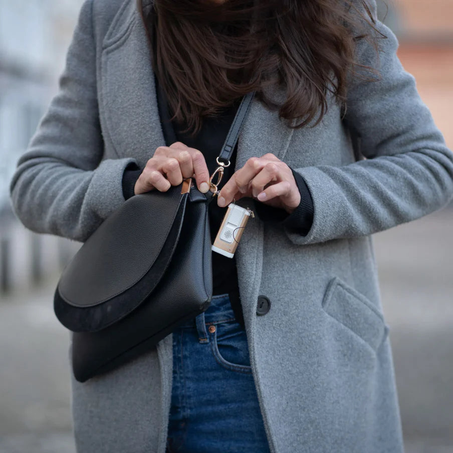 Ledlenser K6R Safety Rechargeable LED Keyring Torch - Rose Gold