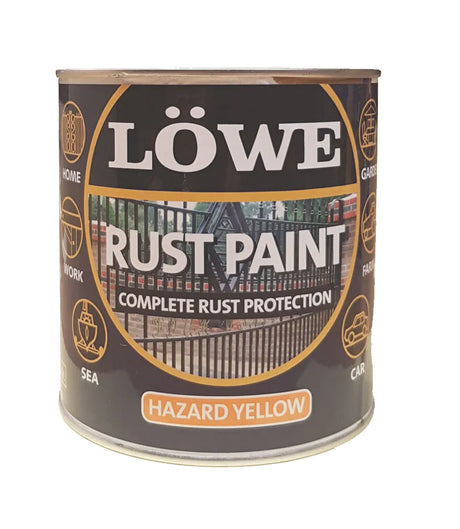 Lowe Rust Paint Hazard Yellow
