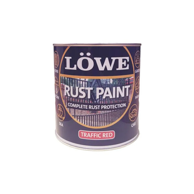 Buy Lowe Rust Paint Traffic Red 1L At Ted Johnsons, Naas, Kildare