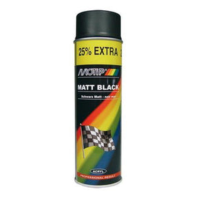 Motip Black Paint Matt 500ml