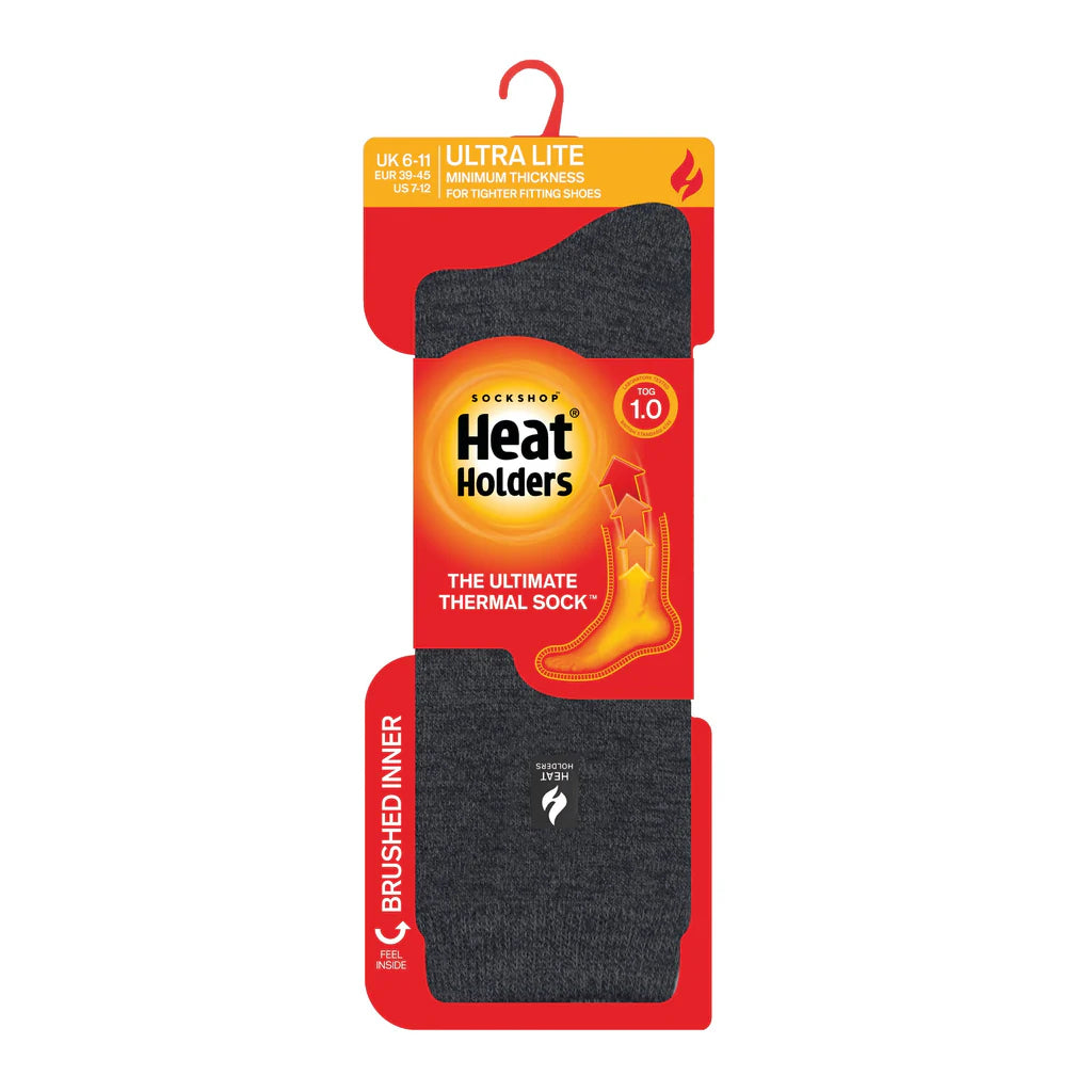 Heat Holder Men’s Cardinal Ultra Light Plain Socks