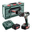  Metabo Combi Drill SB18LTX 18 Volt 2x4.0Ah Li-Ion Batts ACS55 Charger