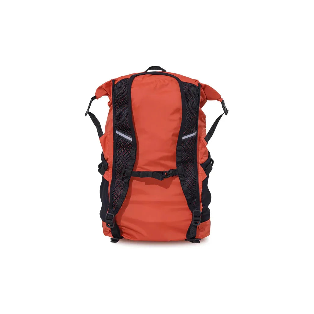 Mac In A Sac Travelite Packable Waterproof Backpack Burnt Orange back