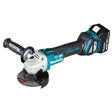 Makita DGA463RTJ 18V Angle Grinder 4 1/2" Brushless With 2x5ah Battery