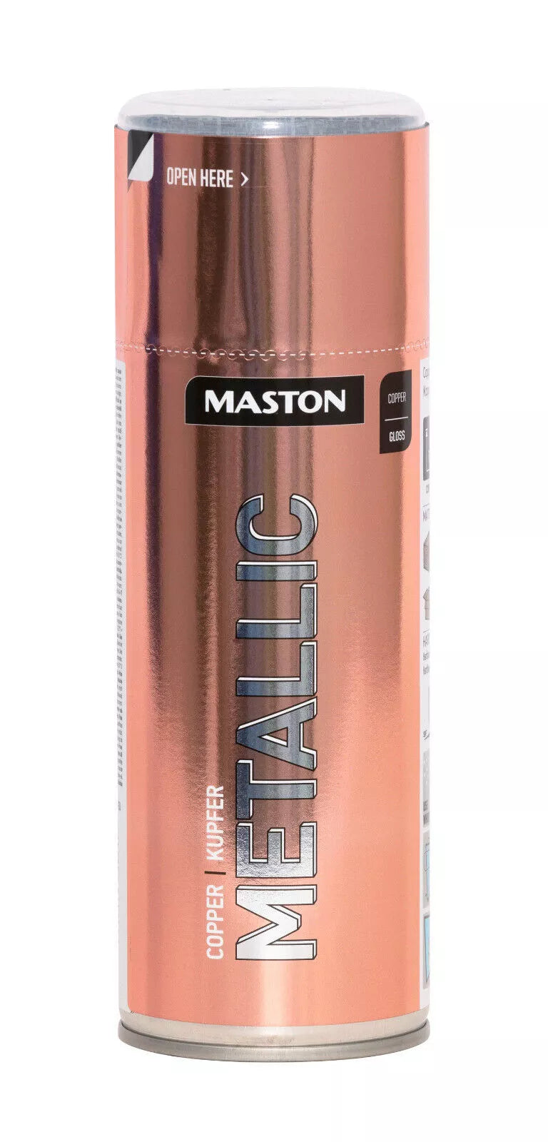 Maston Metallic Gloss Spray Paint Copper