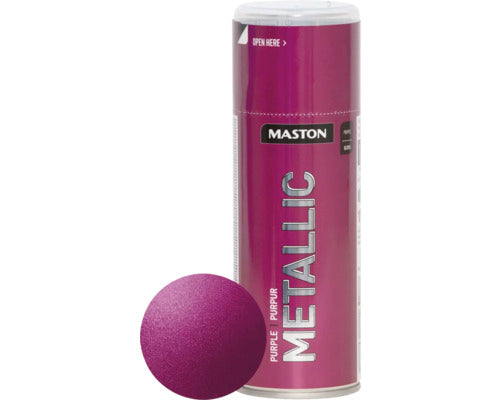 Maston Metallic Gloss Spray Paint Purple
