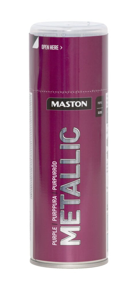 Maston Metallic Gloss Spray Paint Purple 400ml