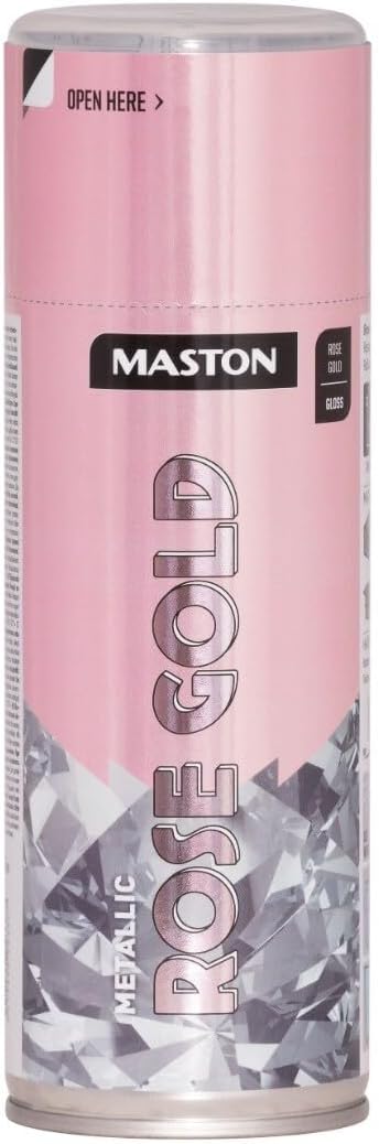 Maston Metallic Gloss Spray Paint Rose Gold 