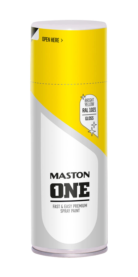 Maston ONE Spray Paint Gloss Bright Yellow