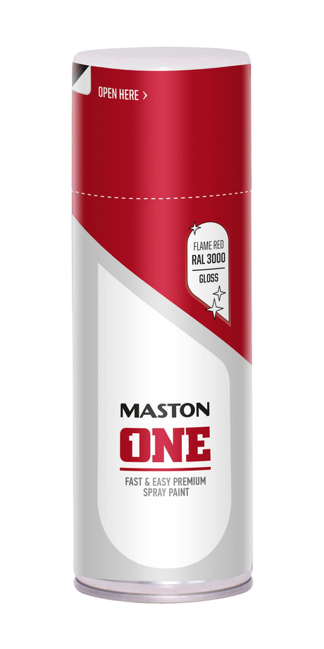 Maston ONE Spray Paint Gloss Flame Red 400ml