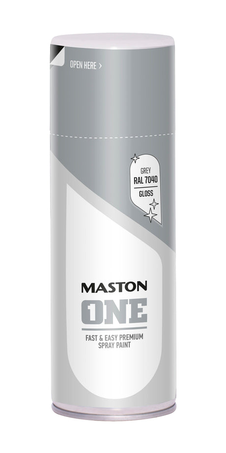 Maston ONE Spray Paint Gloss Grey 400ml