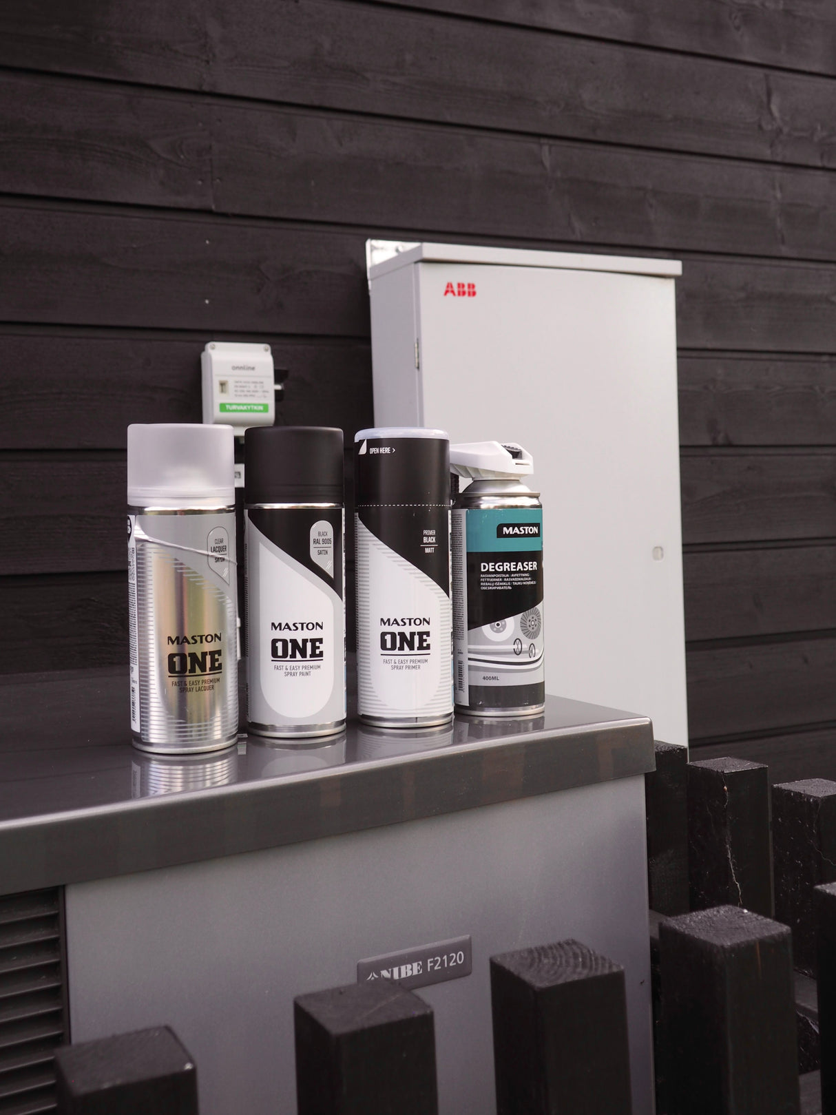 Maston ONE Spray Paint Satin Black 400ml