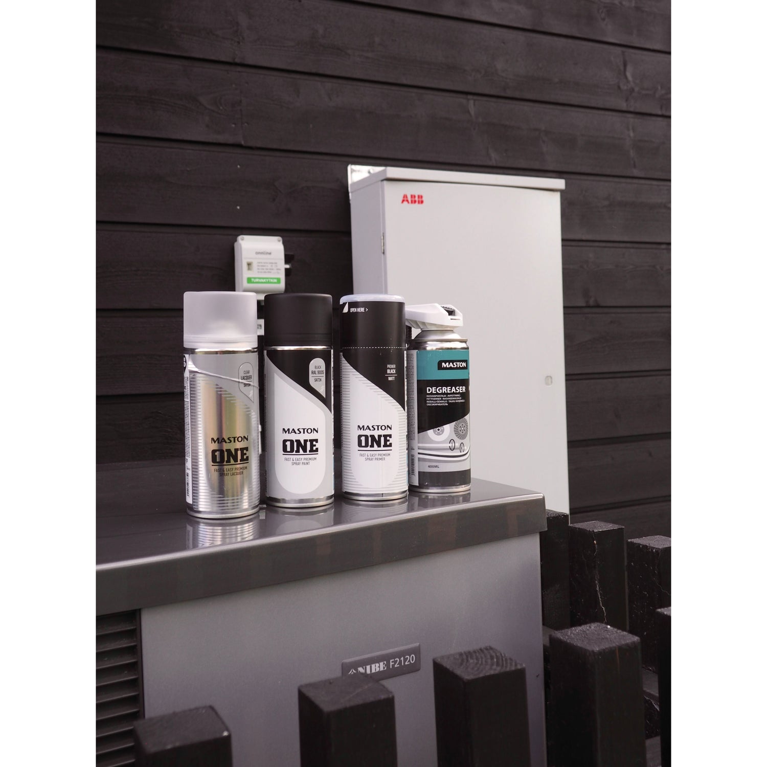 Maston ONE Spray Paint Satin Black 400ml