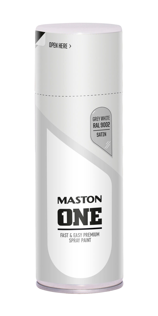 Maston ONE Spray Paint Satin Grey White 400ml