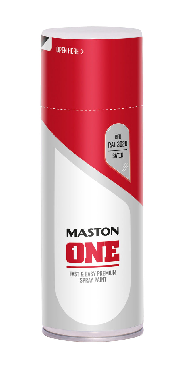 Maston ONE Spray Paint Satin Red 400ml