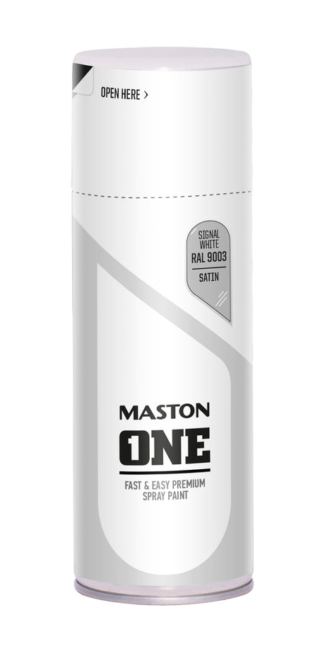 Maston ONE Spray Paint Satin Signal White 400ml