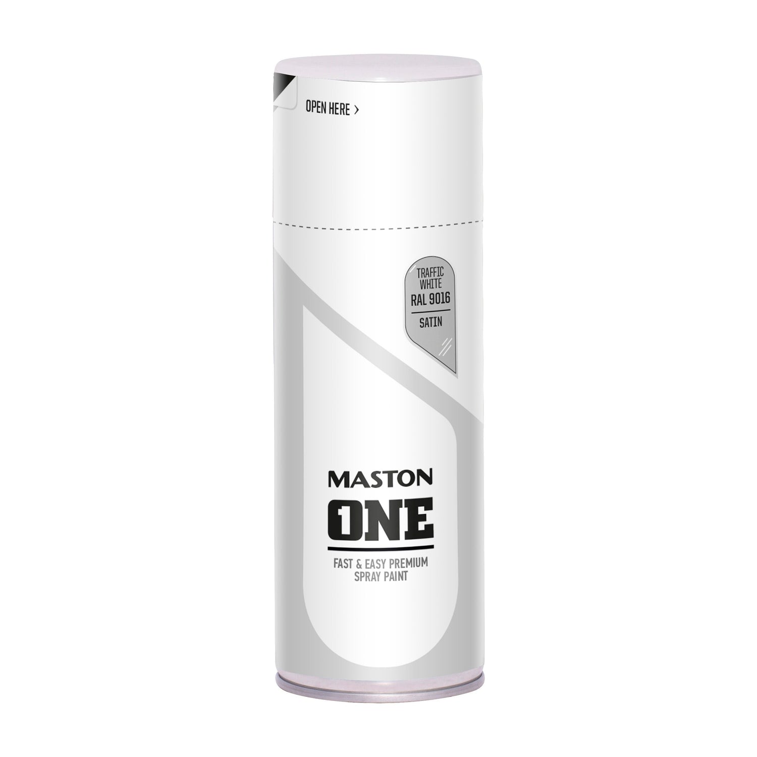Maston ONE Spray Paint Satin Traffic White 400ml