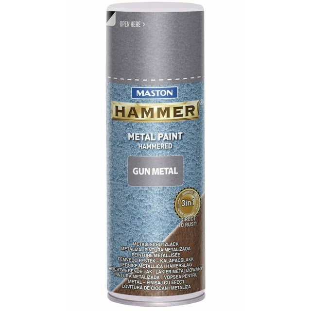 Maston Spray Paint Hammer Hammered Gun Metal Grey