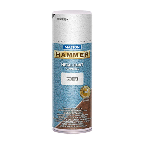 Maston Spray Paint Hammer White 400ml