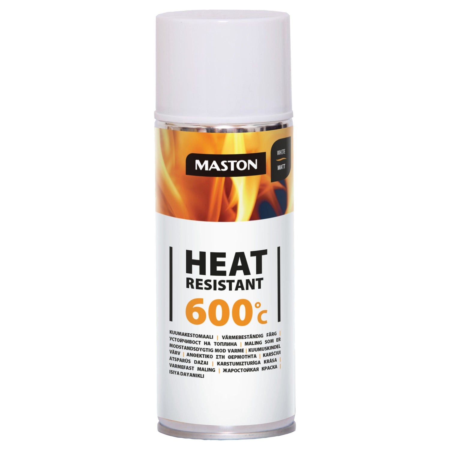Maston Spray Paint Heat Resist Silver 400ml