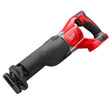 Milwaukee tool reciprocating saw on a white background