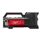 Black and red Milwaukee tool on a white background