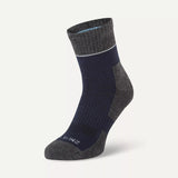 Sealskinz Thurton QuickDry Mid Length Socks - Blue/Grey