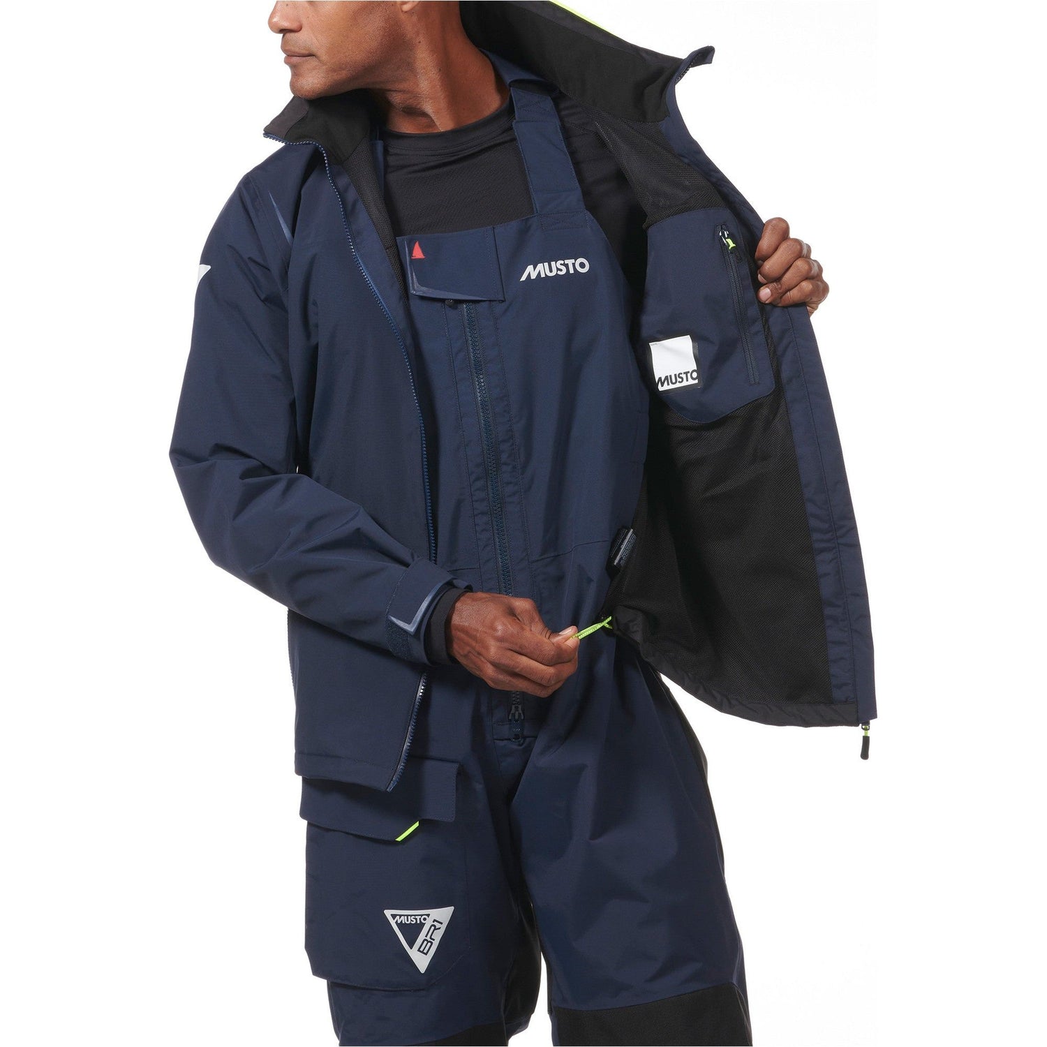 Musto BR1 Solent Waterproof Jacket Navy Blue