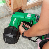 Hikoki 2nd Generation 18V 90mm Clipped Head Framing Nailer with 2 x 5.0ah Li-Ion Batteries & Charger