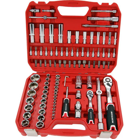 Neilsen CT0697 Drive Socket Set - 94pc 1/4 and 1/2in 