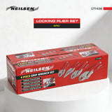 Neilsen CT1438 Locking Plier Set | 4 piece 
