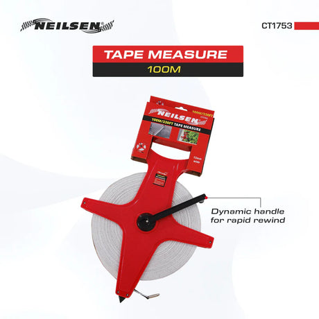 Neilsen CT1753 Tape Measure | 100m