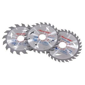 Neilsen CT2518 TCT Circular Saw Blades - 3 piece | 160mm