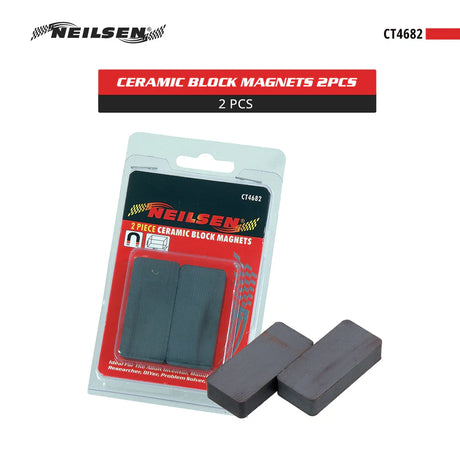 Neilsen CT4682 Ceramic Block Magnets | 2pc