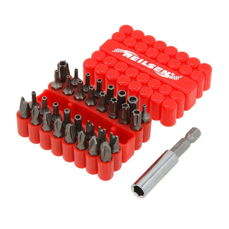 Neilsen Security Bit Set 33pc Chrome