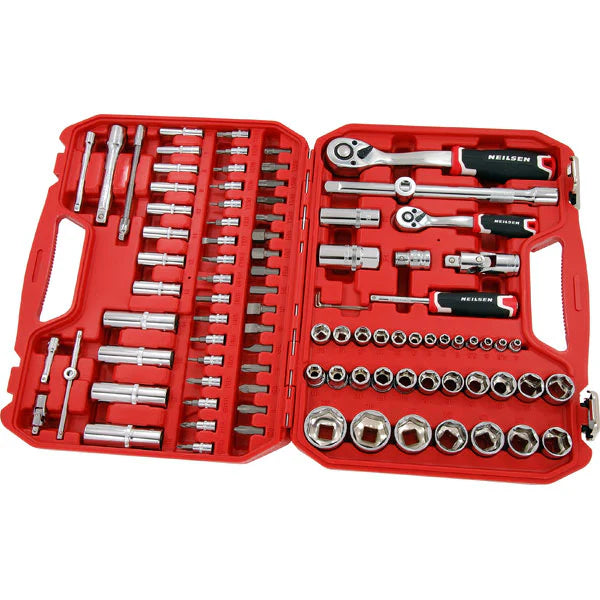 Neilsen Socket Set 1/2in - 1/4in - 3/8in