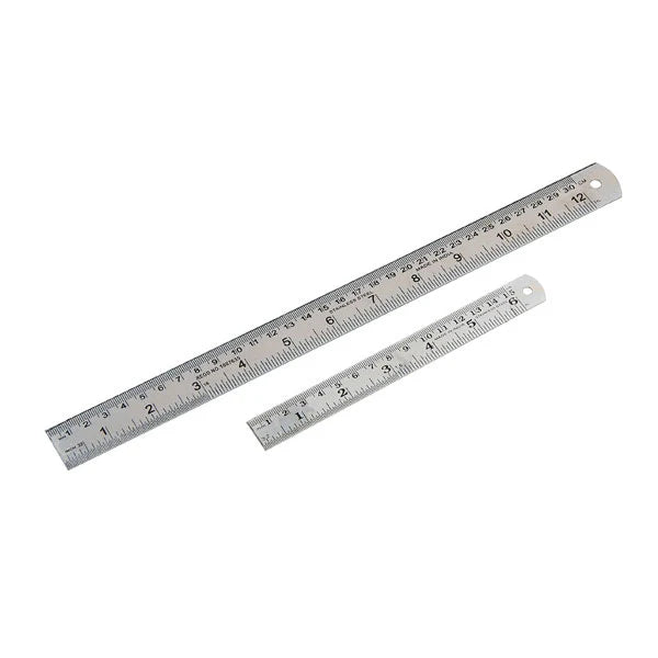 Neilsen Steel Rule Set | 150 & 300mm - 2 Piece