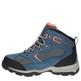 Hi-Tec Storm Waterproof Womens Hiking Shoe | Blue/Coral