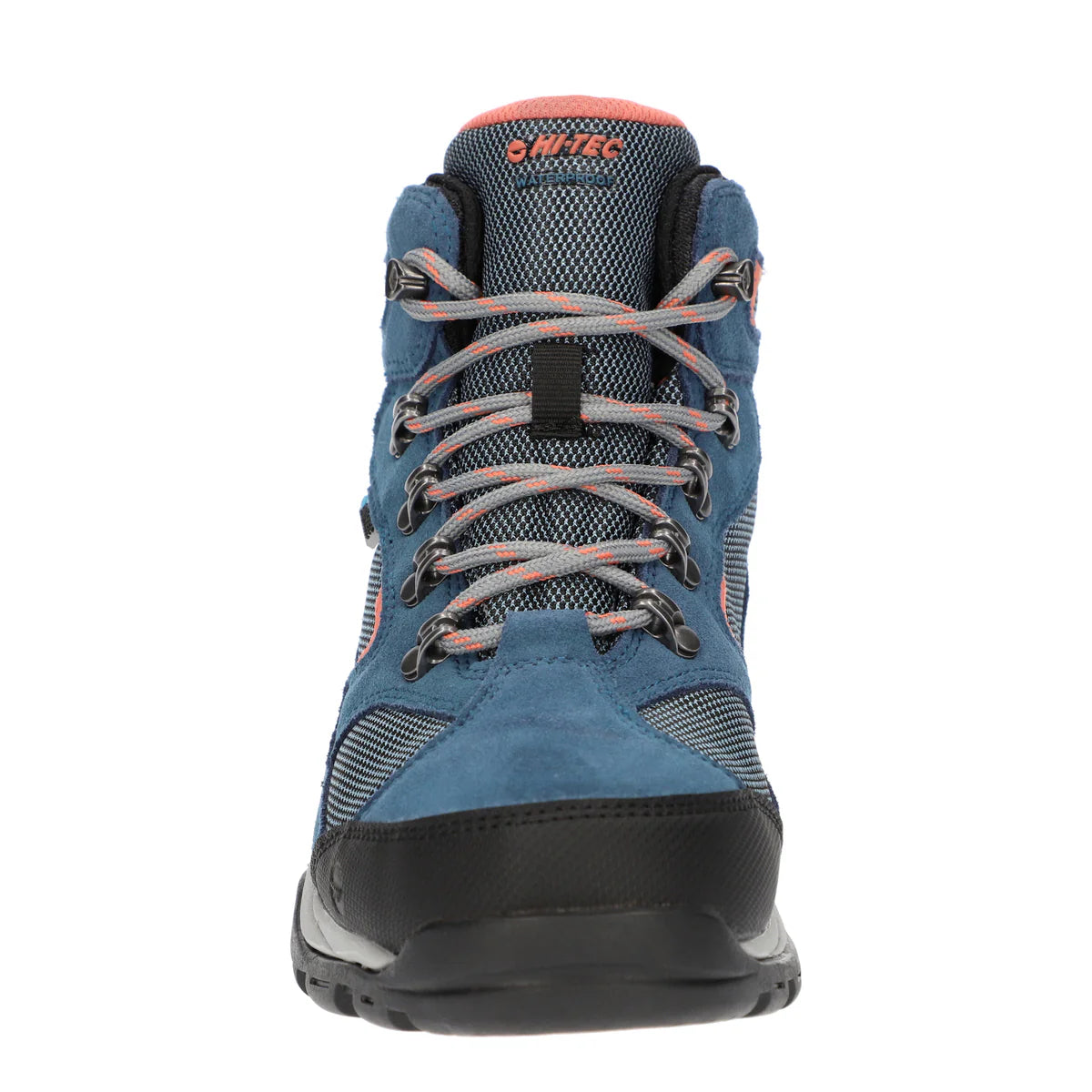 Hi-Tec Storm Waterproof Womens Hiking Shoe | Blue/Coral