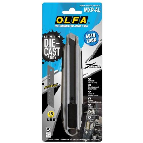 Olfa X Design Metal Hyper Pro Auto Lock Cutter - 18mm
