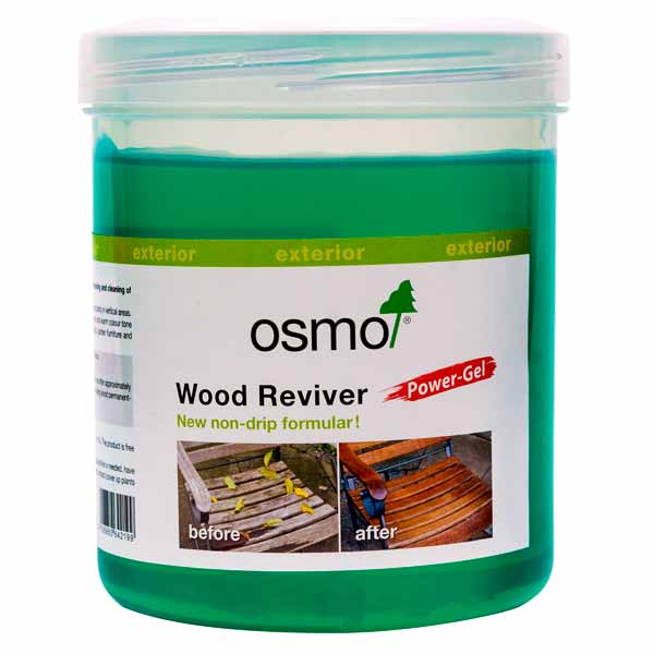 Osmo Wood Reviver Power-Gel With Decking Cleaning Brush - 2.5 Litre