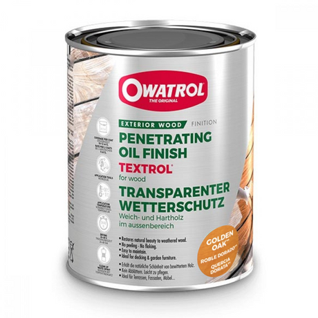 Owatrol Textrol Penetrating Oil Finish Goldan Oak