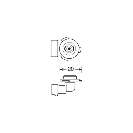 Lampa Blu-Xe Halogen Bulb HB3 9005 - 65W - P20D