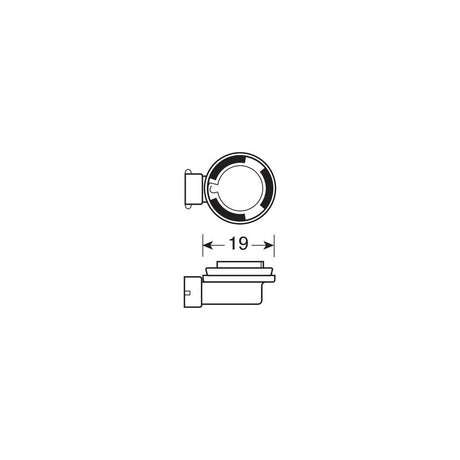 Lampa Blu-Xe Halogen Bulb H11 - 55W - PGJ19-2
