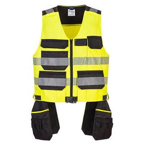 Portwest PW308 Hi Vis Tool Vest - Yellow