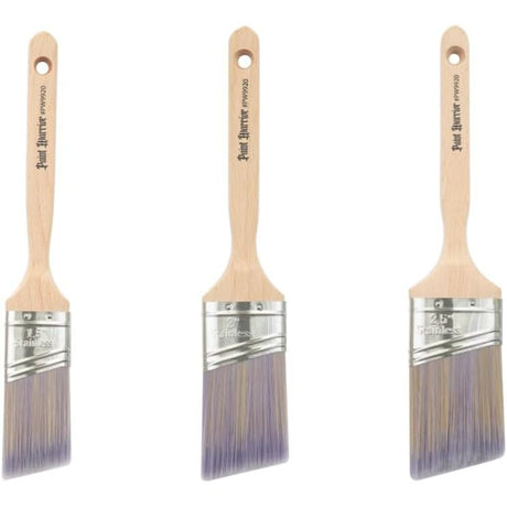 Paint Warrior 3 Pack Angled Paint Brush Genesis Box (1.5-2.0-2.5")