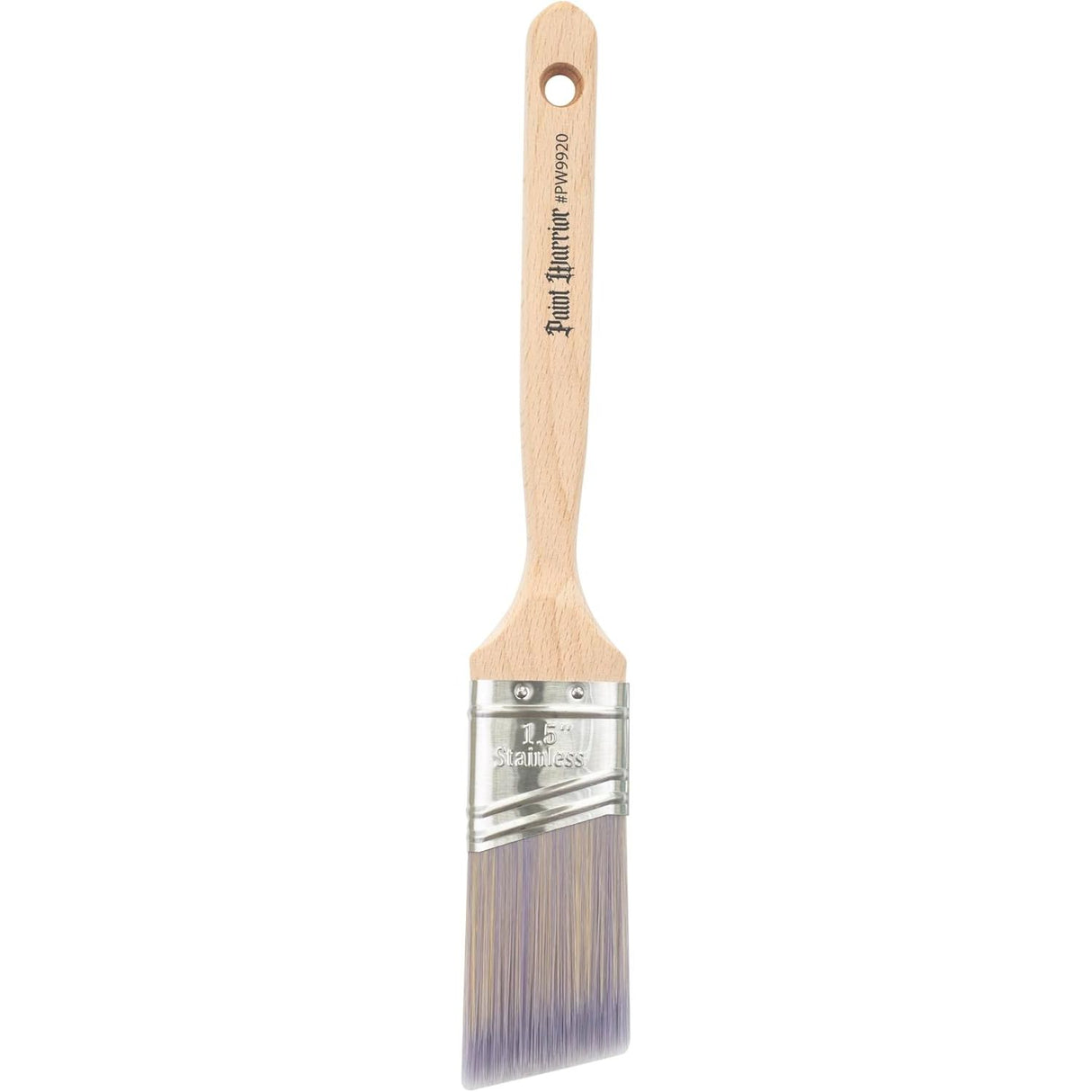 Paint Warrior Angled Badger Paint Brush - 1.5in