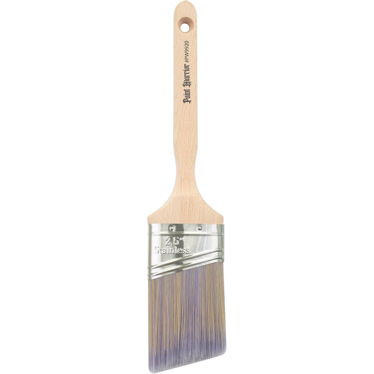 Paint Warrior Angled Badger Paint Brush -2.5in
